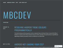 Tablet Screenshot of mbcdev.com